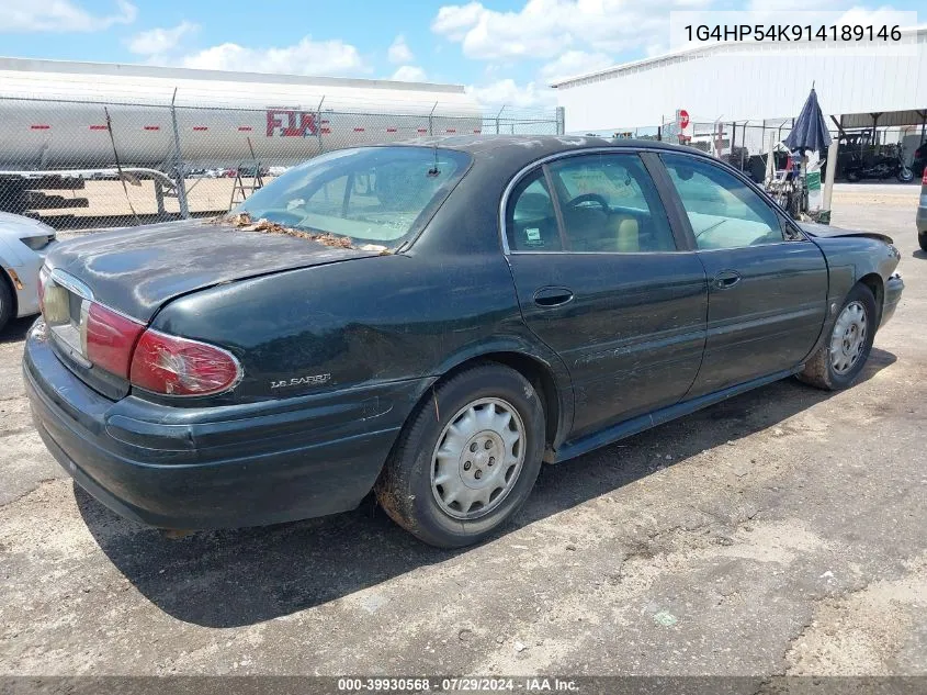 2001 Buick Lesabre Custom VIN: 1G4HP54K914189146 Lot: 39930568