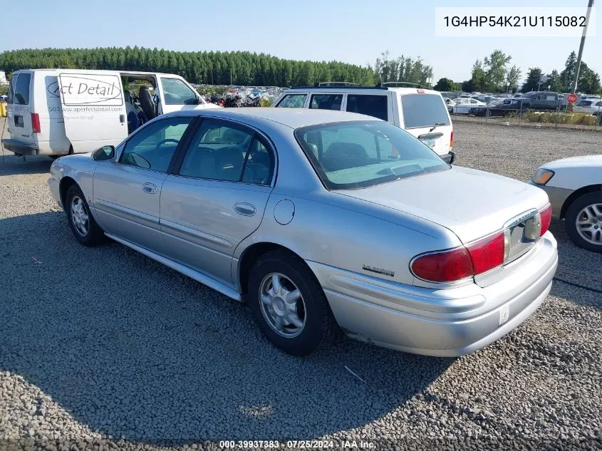 2001 Buick Lesabre Custom VIN: 1G4HP54K21U115082 Lot: 39937383