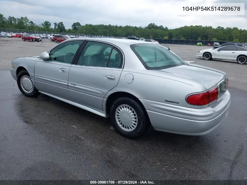 2001 Buick Lesabre Custom VIN: 1G4HP54K514289678 Lot: 39961708