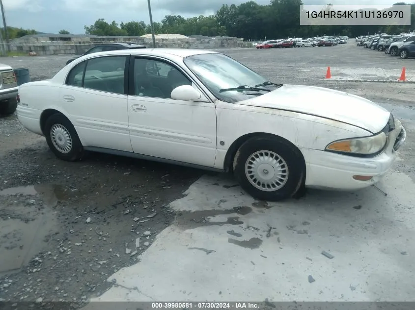 2001 Buick Lesabre Limited VIN: 1G4HR54K11U136970 Lot: 39980581