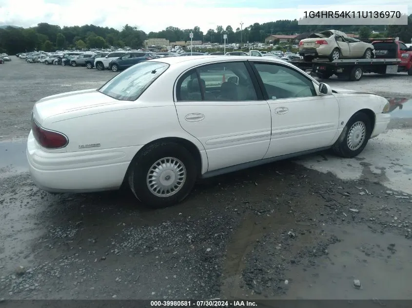 2001 Buick Lesabre Limited VIN: 1G4HR54K11U136970 Lot: 39980581