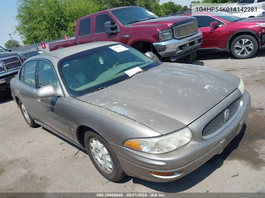 1G4HP54K014142281 2001 Buick Lesabre Custom