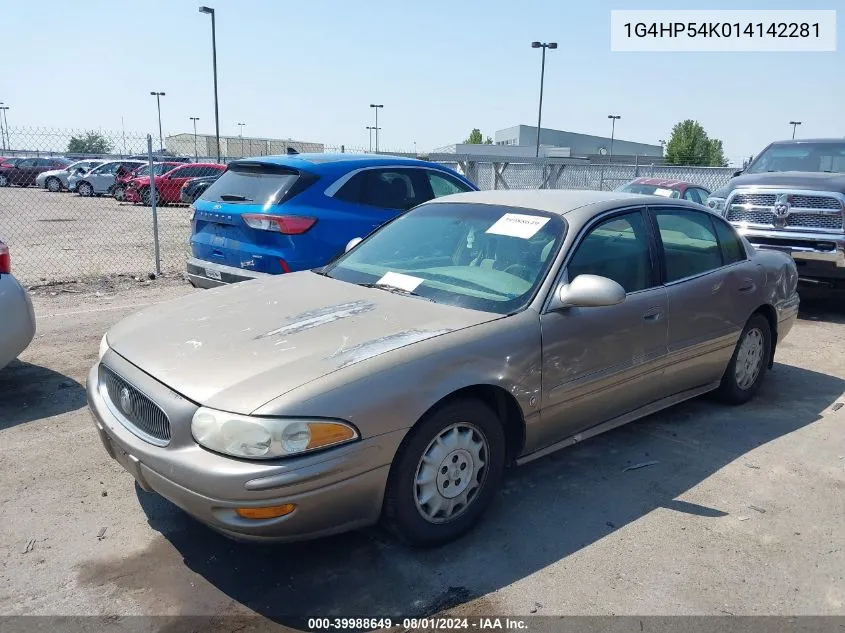 2001 Buick Lesabre Custom VIN: 1G4HP54K014142281 Lot: 39988649