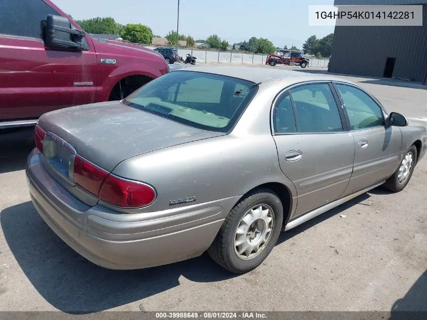 2001 Buick Lesabre Custom VIN: 1G4HP54K014142281 Lot: 39988649