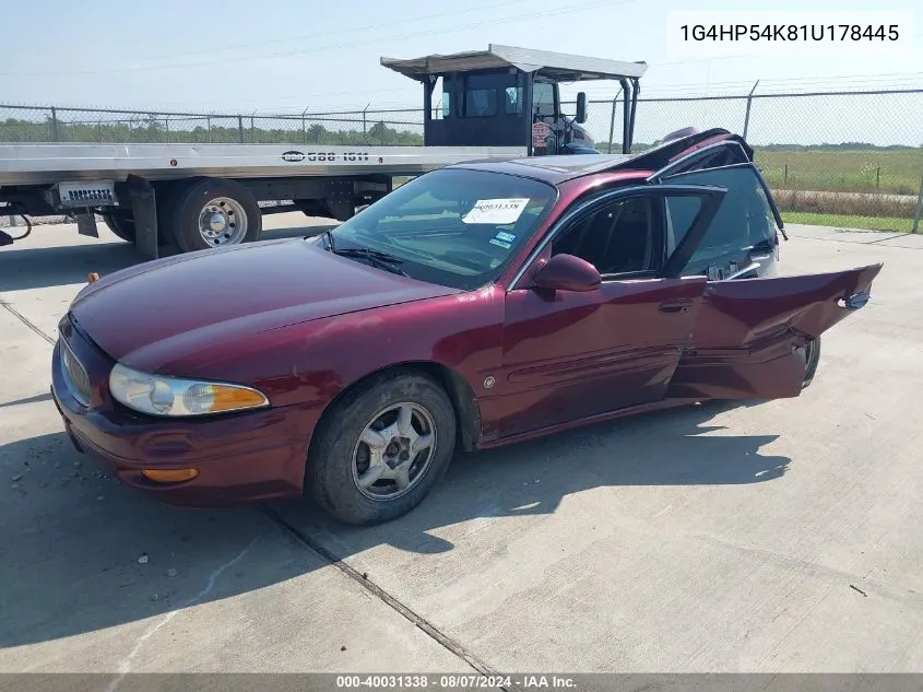 2001 Buick Lesabre Custom VIN: 1G4HP54K81U178445 Lot: 40031338