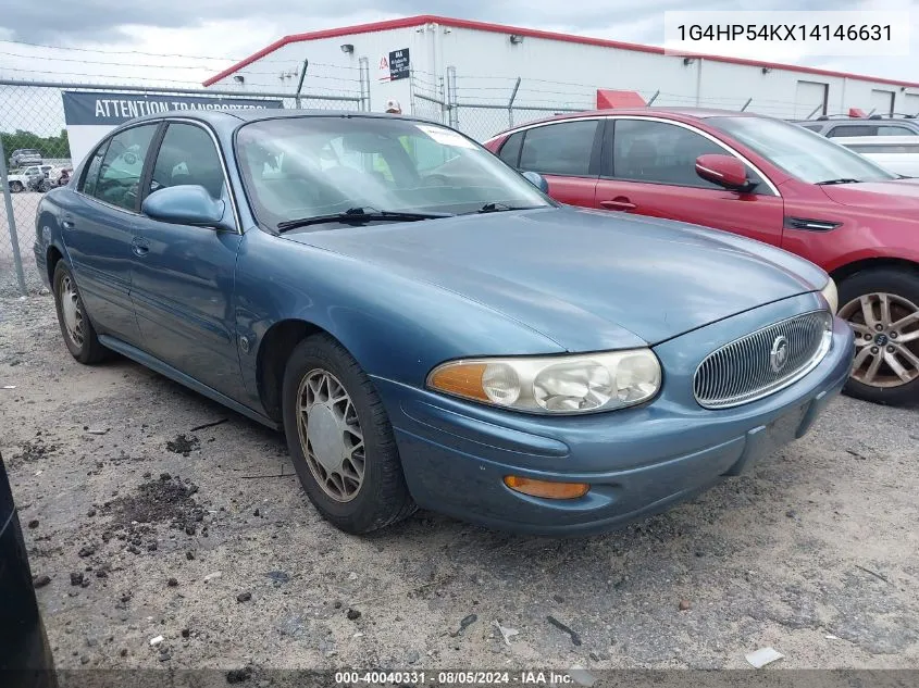 2001 Buick Lesabre Custom VIN: 1G4HP54KX14146631 Lot: 40040331