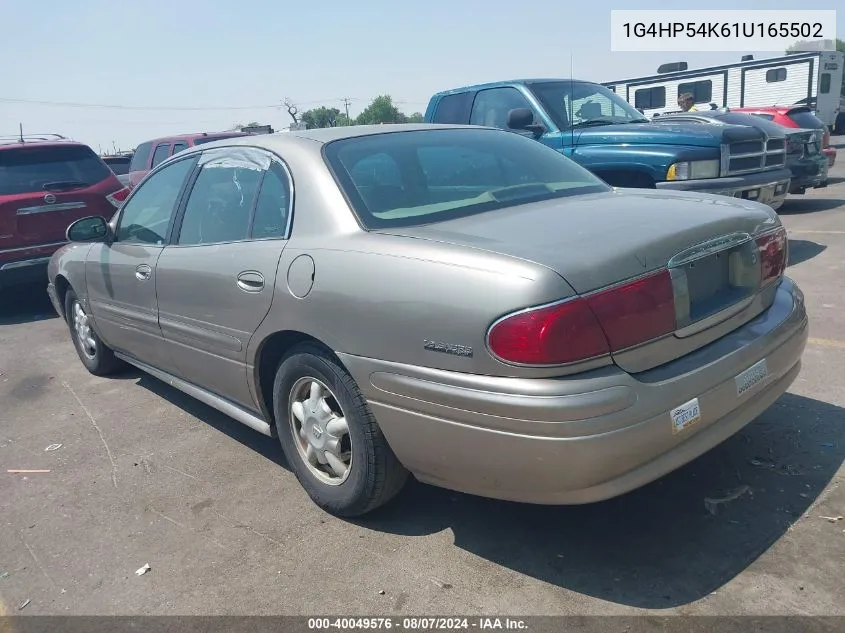 2001 Buick Lesabre Custom VIN: 1G4HP54K61U165502 Lot: 40049576