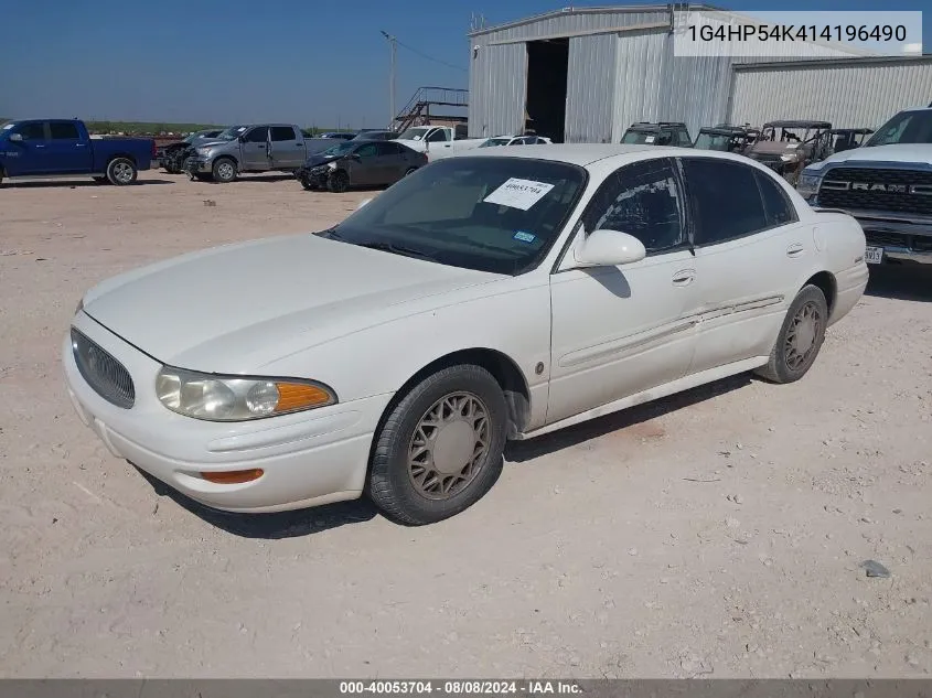 2001 Buick Lesabre Custom VIN: 1G4HP54K414196490 Lot: 40053704