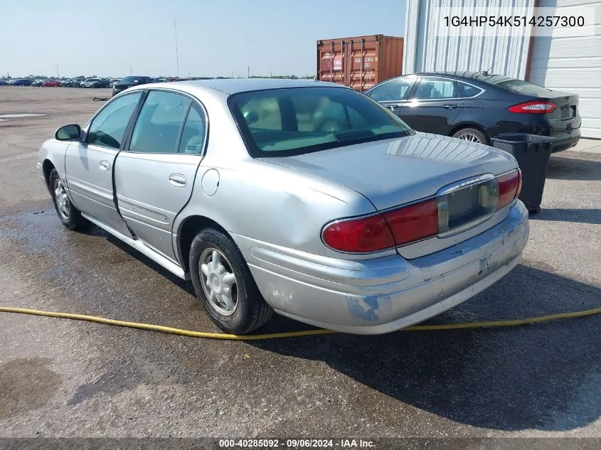 2001 Buick Lesabre Custom VIN: 1G4HP54K514257300 Lot: 40285092