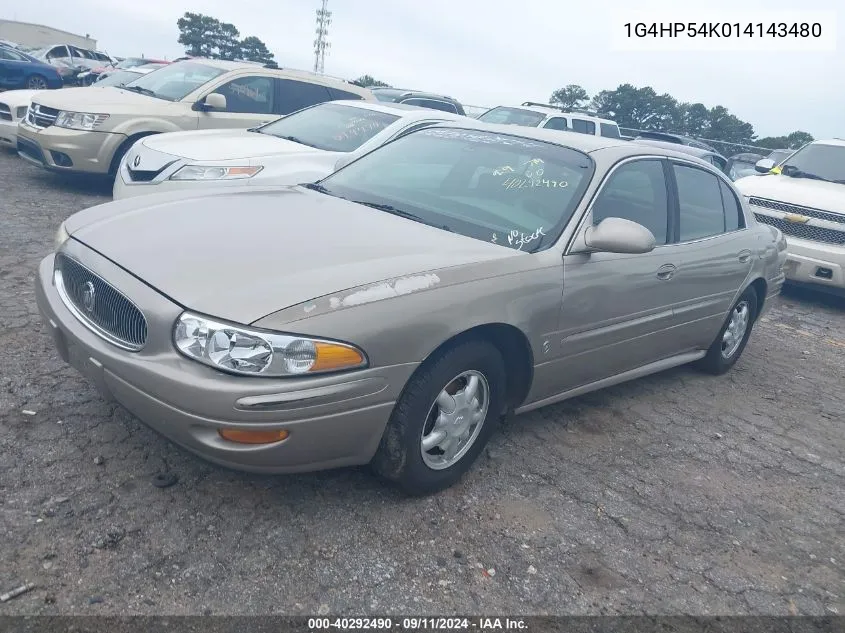 2001 Buick Lesabre Custom VIN: 1G4HP54K014143480 Lot: 40292490