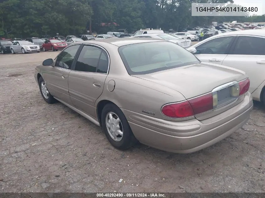 2001 Buick Lesabre Custom VIN: 1G4HP54K014143480 Lot: 40292490