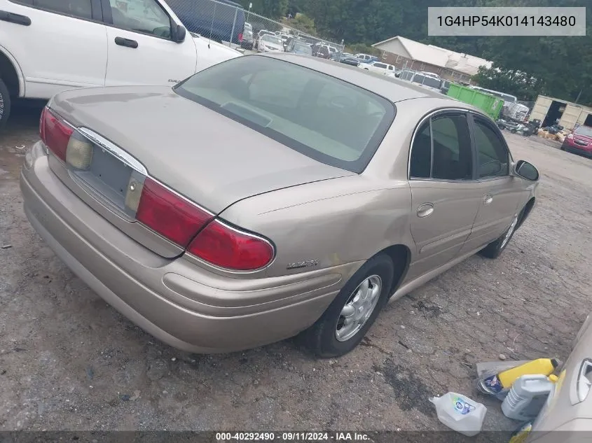 2001 Buick Lesabre Custom VIN: 1G4HP54K014143480 Lot: 40292490