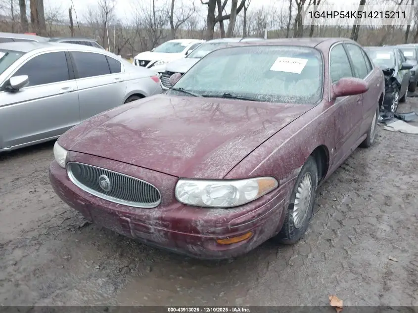 1G4HP54K514215211 2001 Buick Lesabre Custom