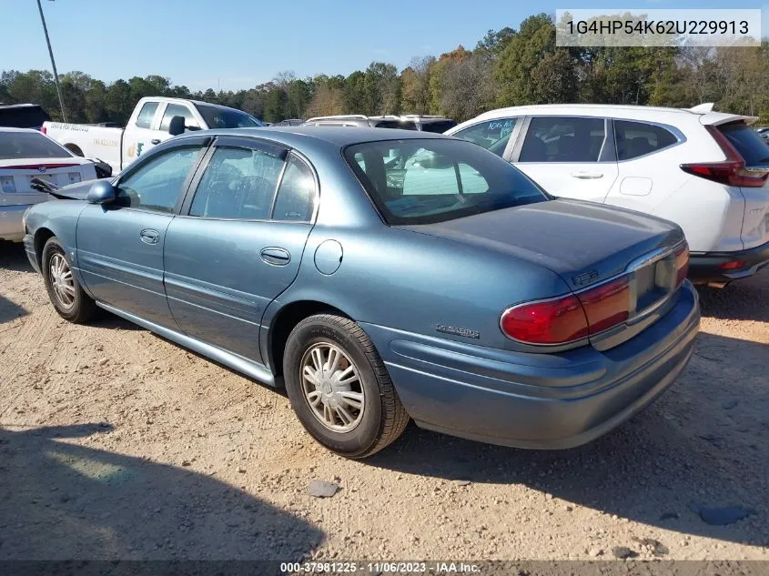 2002 Buick Lesabre Custom VIN: 1G4HP54K62U229913 Lot: 37981225