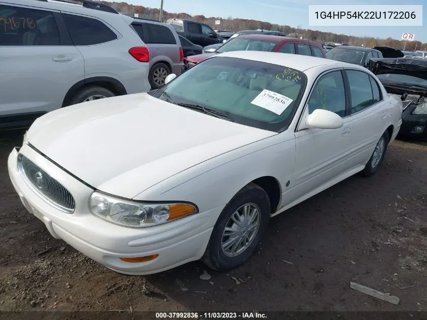 1G4HP54K22U172206 2002 Buick Lesabre Custom