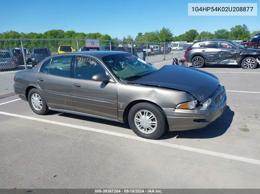 2002 Buick Lesabre Custom VIN: 1G4HP54K02U208877 Lot: 39387284