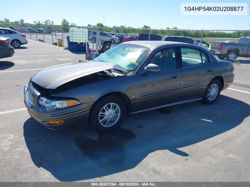 1G4HP54K02U208877 2002 Buick Lesabre Custom