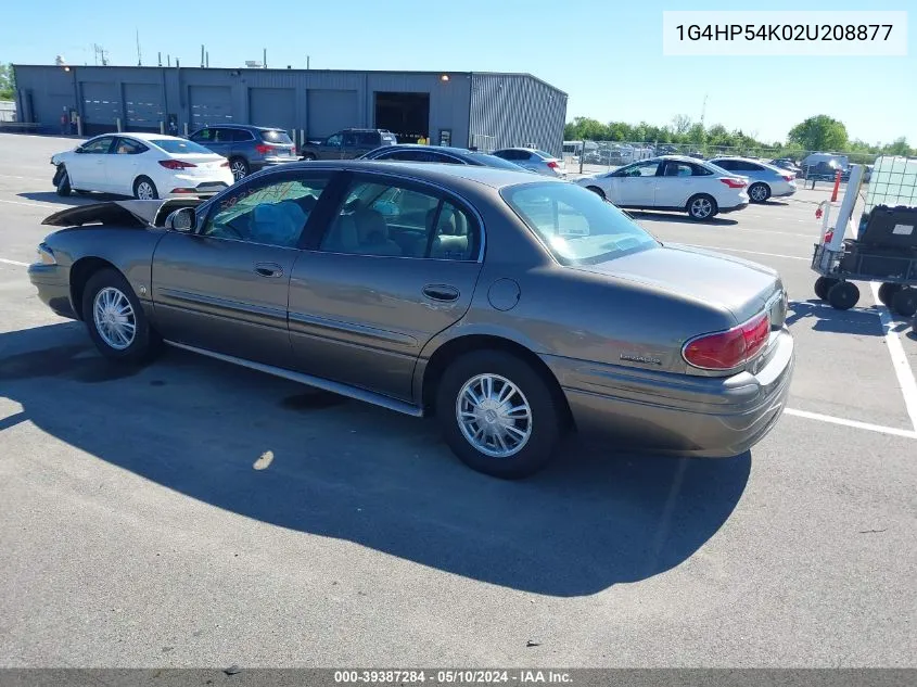 2002 Buick Lesabre Custom VIN: 1G4HP54K02U208877 Lot: 39387284