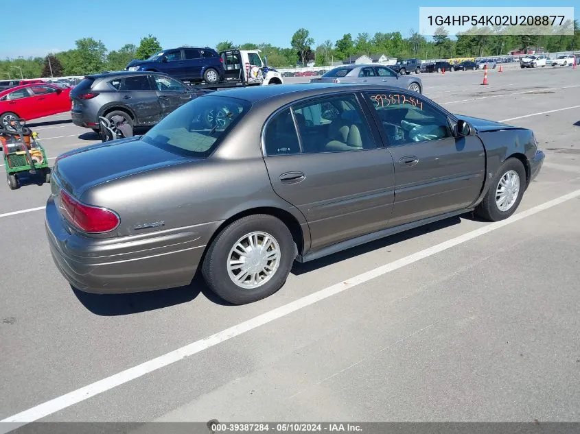 1G4HP54K02U208877 2002 Buick Lesabre Custom