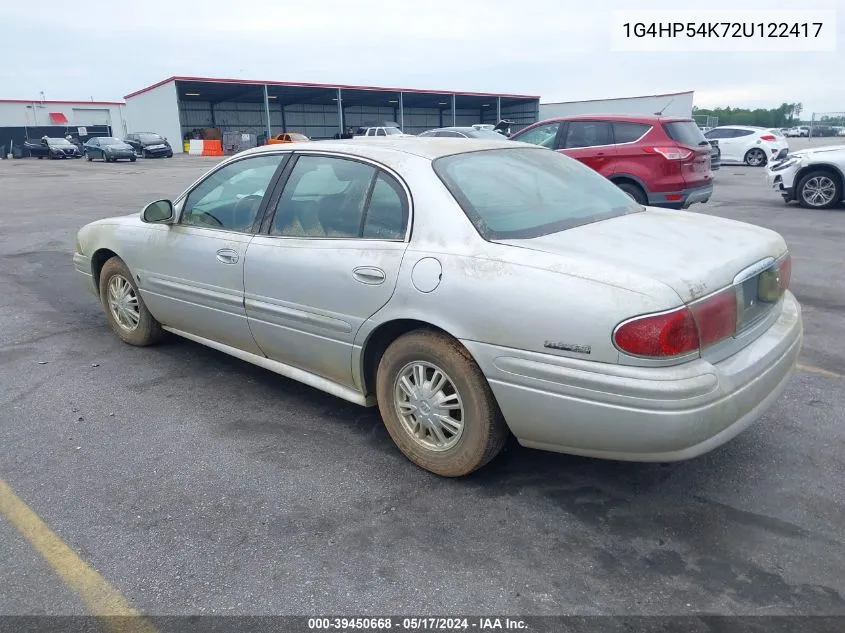 1G4HP54K72U122417 2002 Buick Lesabre Custom