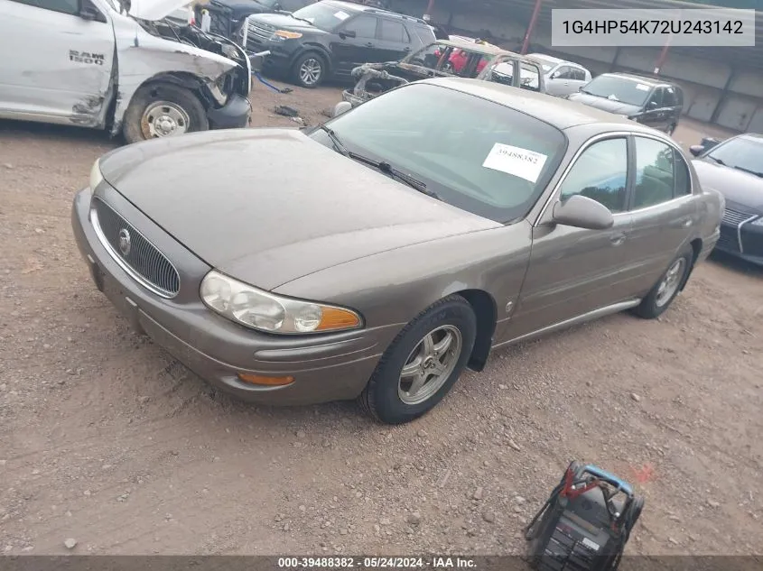 2002 Buick Lesabre Custom VIN: 1G4HP54K72U243142 Lot: 39488382