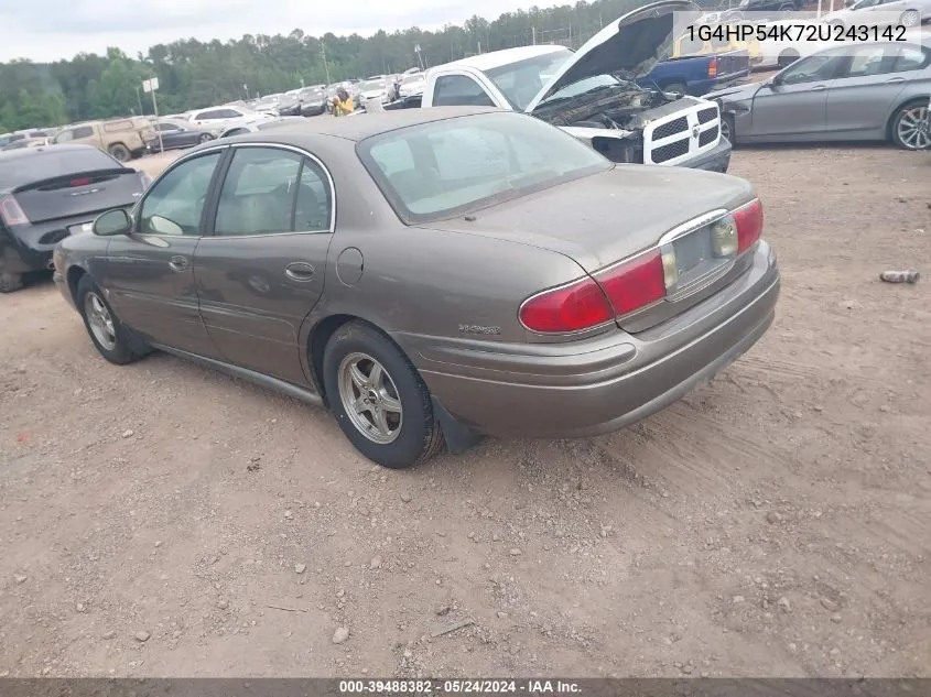 2002 Buick Lesabre Custom VIN: 1G4HP54K72U243142 Lot: 39488382