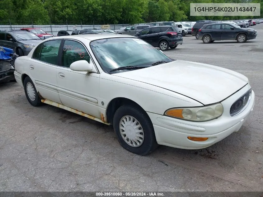 2002 Buick Lesabre Custom VIN: 1G4HP54K02U143447 Lot: 39510060