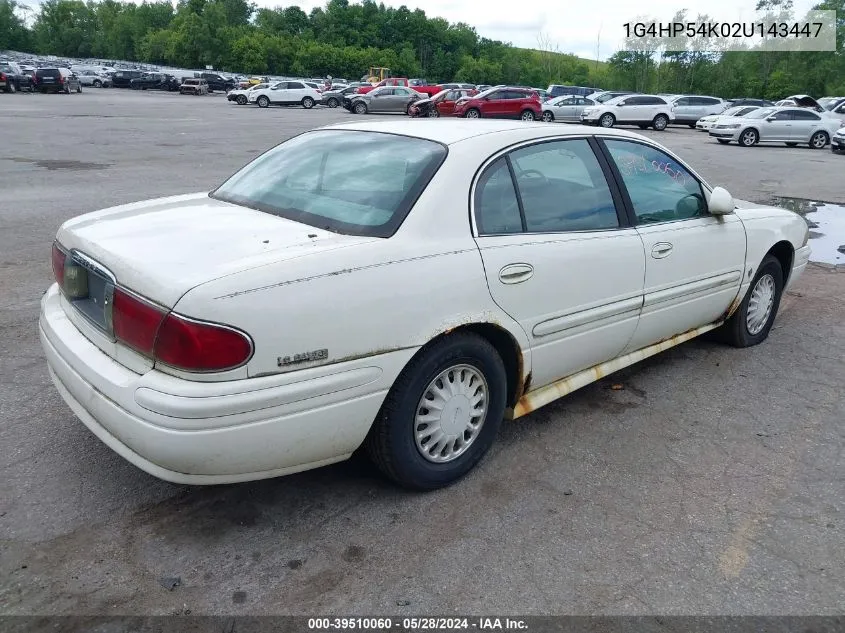 1G4HP54K02U143447 2002 Buick Lesabre Custom