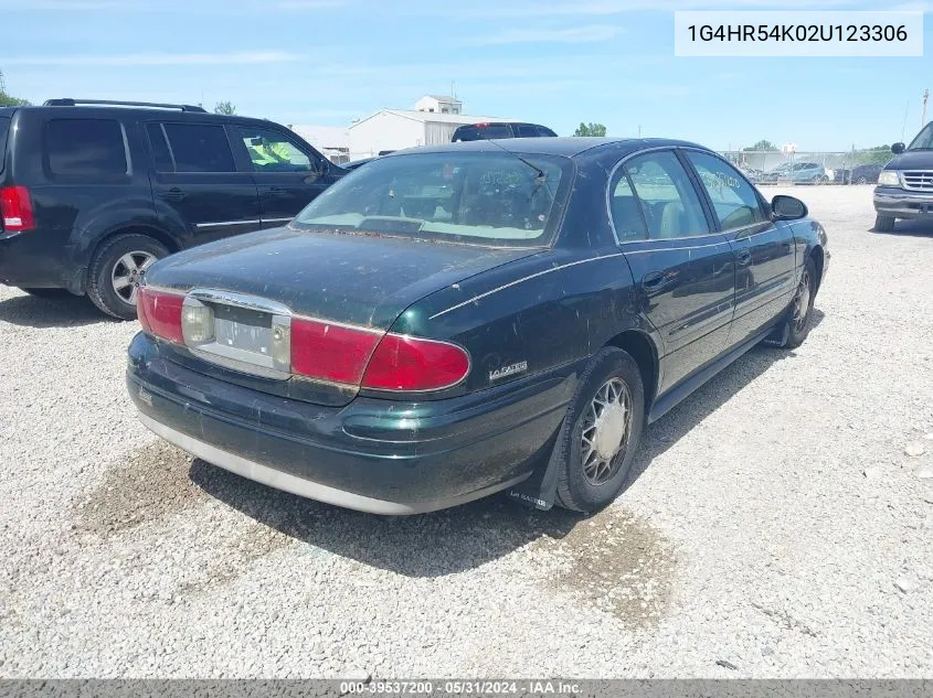 2002 Buick Lesabre Limited VIN: 1G4HR54K02U123306 Lot: 39537200