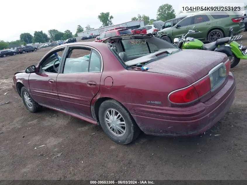 2002 Buick Lesabre Custom VIN: 1G4HP54K92U253123 Lot: 39553305