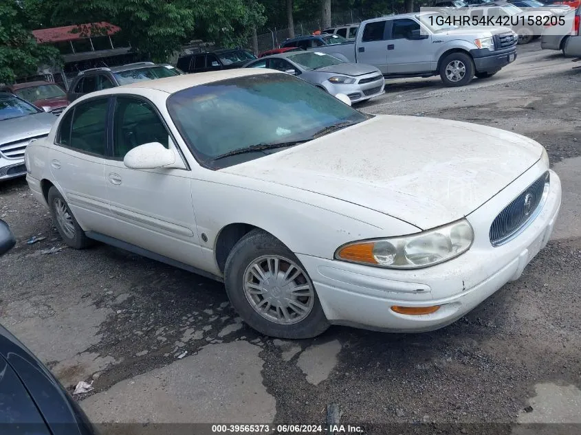 2002 Buick Lesabre Limited VIN: 1G4HR54K42U158205 Lot: 39565373