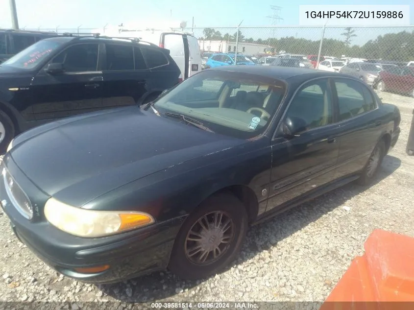 2002 Buick Lesabre Custom VIN: 1G4HP54K72U159886 Lot: 39581514