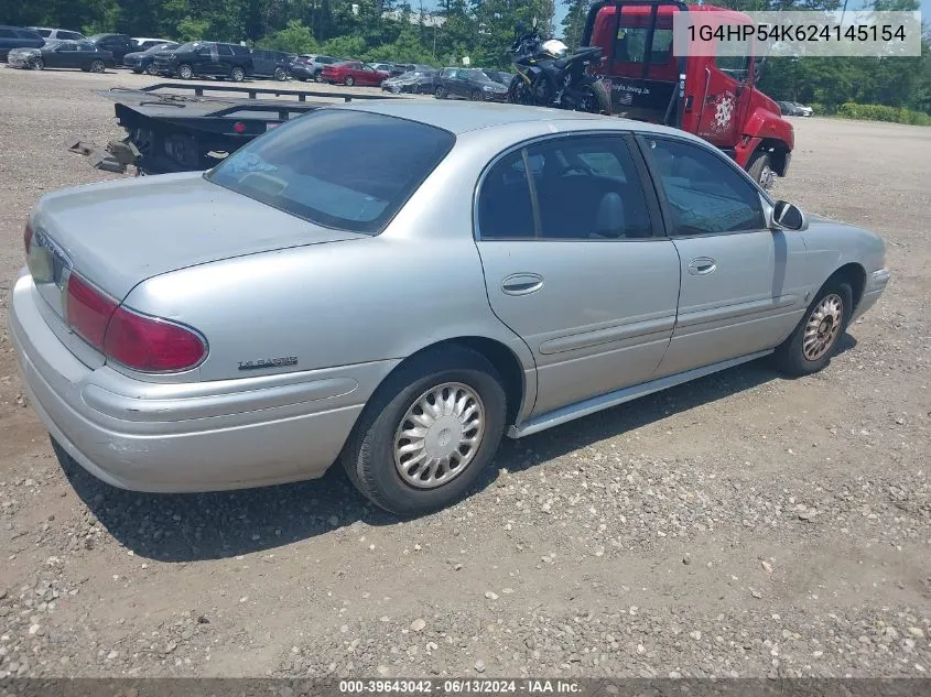 1G4HP54K624145154 2002 Buick Lesabre Custom