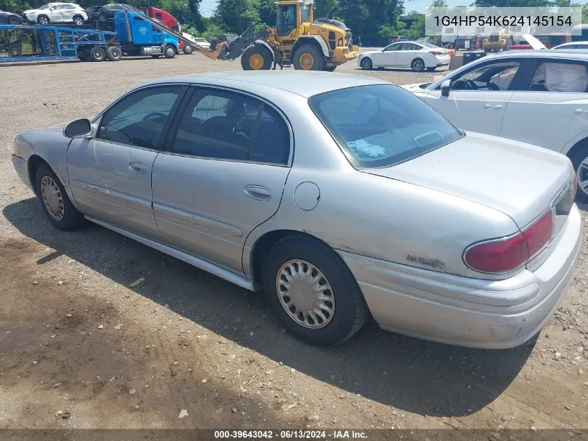 1G4HP54K624145154 2002 Buick Lesabre Custom