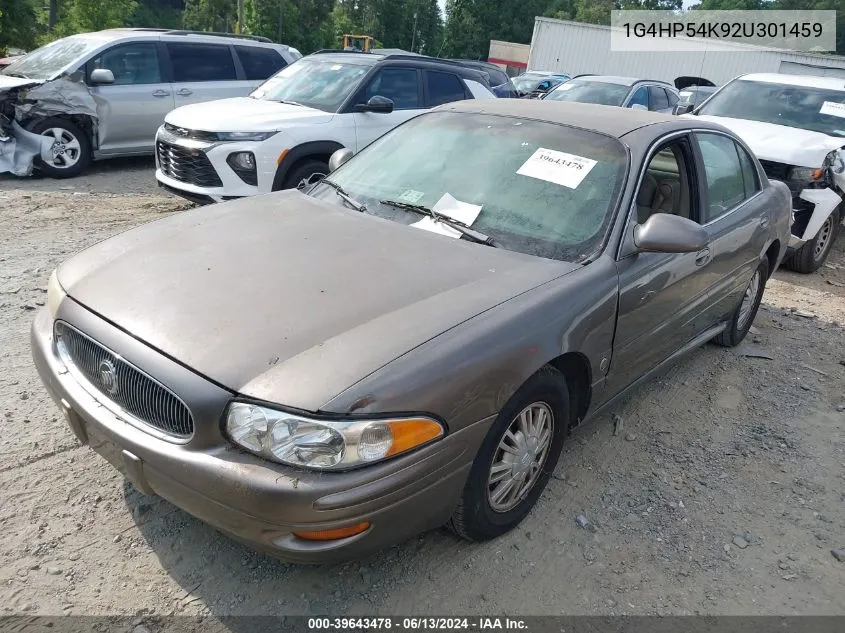 2002 Buick Lesabre Custom VIN: 1G4HP54K92U301459 Lot: 39643478