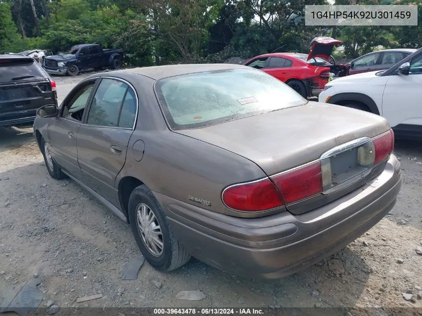 2002 Buick Lesabre Custom VIN: 1G4HP54K92U301459 Lot: 39643478