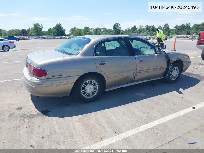 2002 Buick Lesabre Custom VIN: 1G4HP54K72U243495 Lot: 39644565