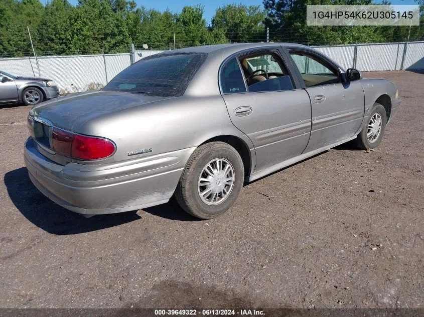 2002 Buick Lesabre Custom VIN: 1G4HP54K62U305145 Lot: 39649322