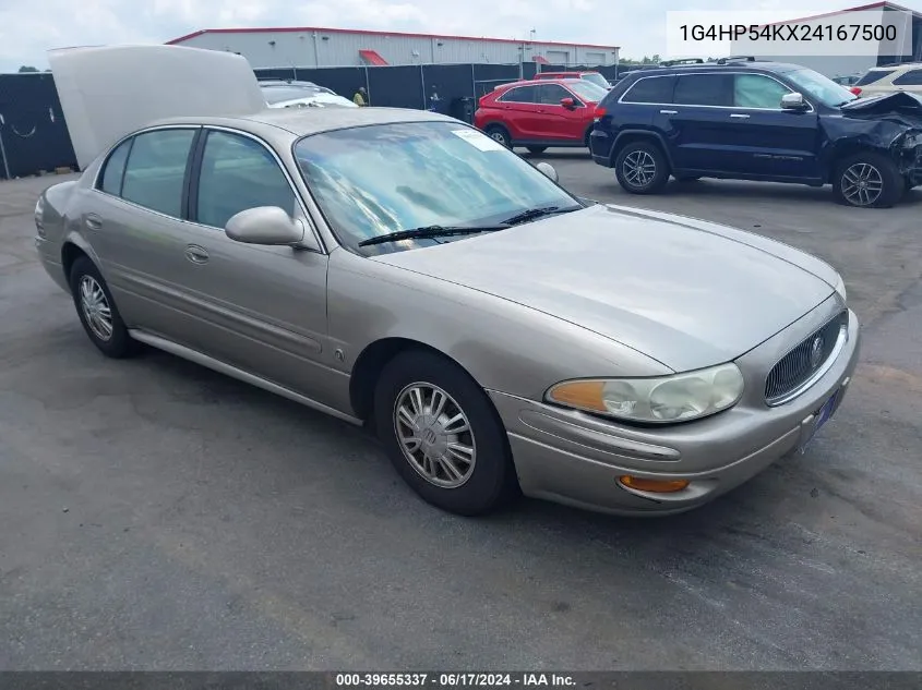 2002 Buick Lesabre Custom VIN: 1G4HP54KX24167500 Lot: 39655337