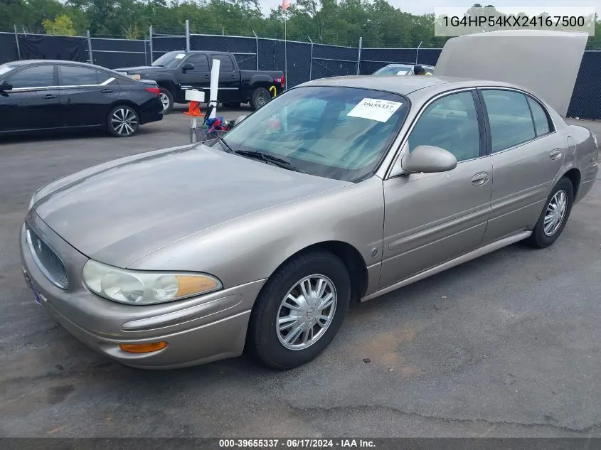 2002 Buick Lesabre Custom VIN: 1G4HP54KX24167500 Lot: 39655337