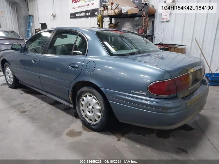 1G4HR54K42U184190 2002 Buick Lesabre Limited