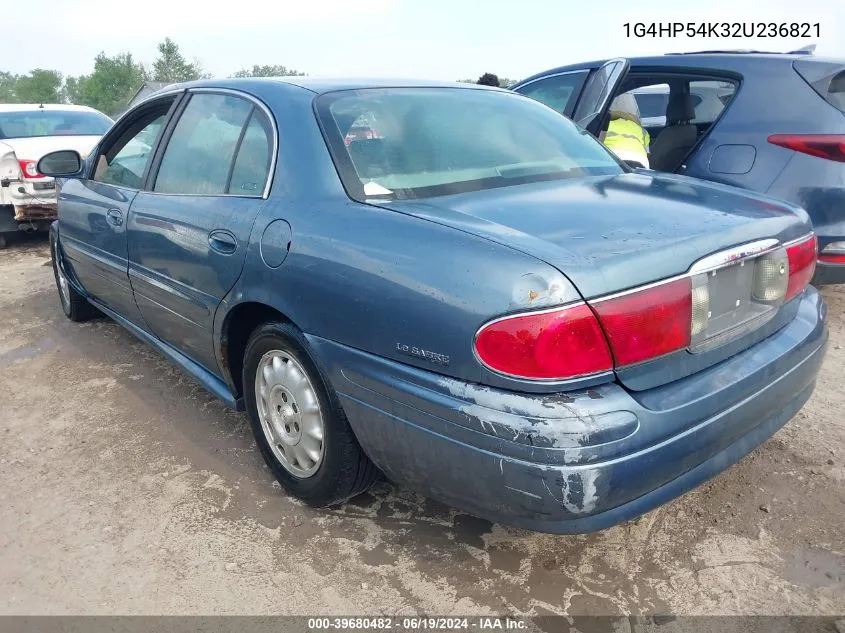 2002 Buick Lesabre Custom VIN: 1G4HP54K32U236821 Lot: 39680482