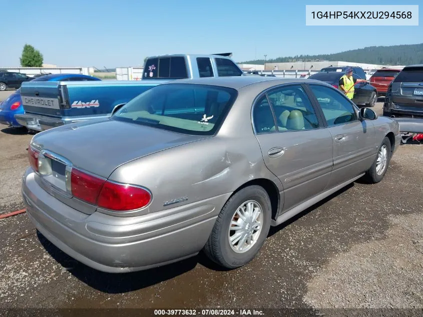 2002 Buick Lesabre Custom VIN: 1G4HP54KX2U294568 Lot: 39773632