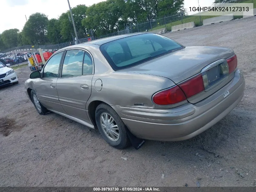 2002 Buick Lesabre Custom VIN: 1G4HP54K924127313 Lot: 39793730