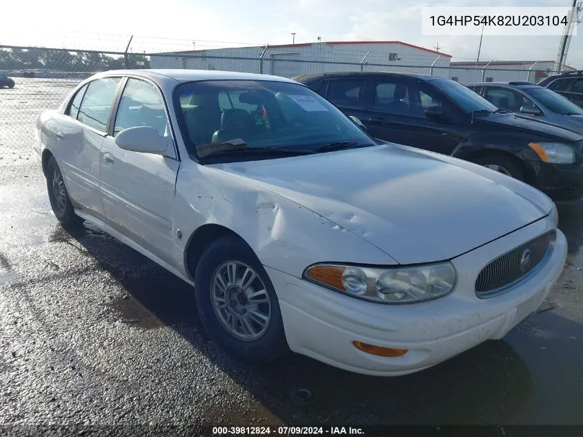 1G4HP54K82U203104 2002 Buick Lesabre Custom