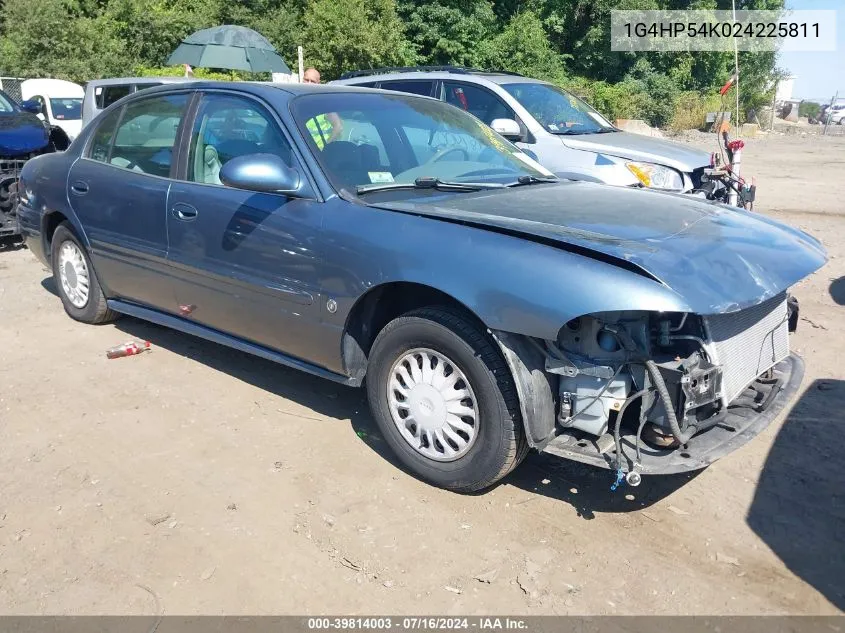 2002 Buick Lesabre Custom VIN: 1G4HP54K024225811 Lot: 39814003