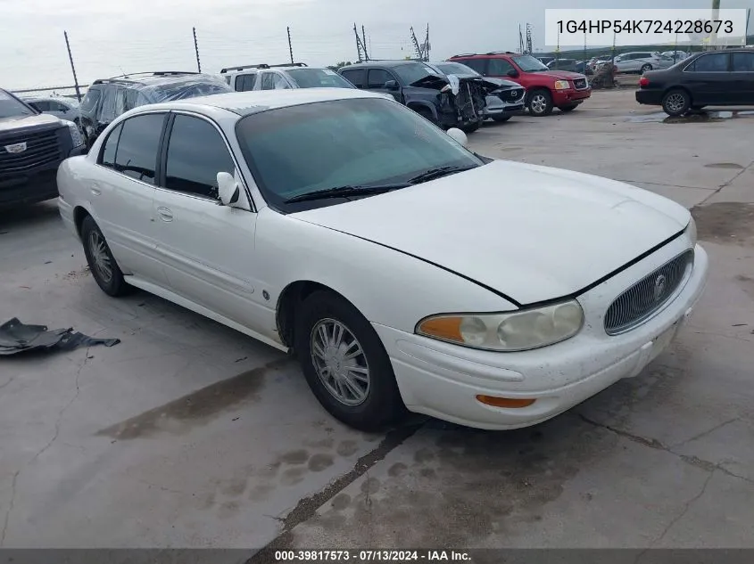 2002 Buick Lesabre Custom VIN: 1G4HP54K724228673 Lot: 39817573