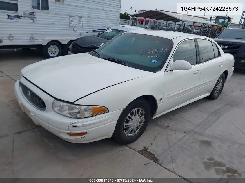 2002 Buick Lesabre Custom VIN: 1G4HP54K724228673 Lot: 39817573