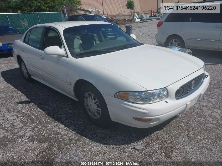 2002 Buick Lesabre Custom VIN: 1G4HP54K624196220 Lot: 39824174