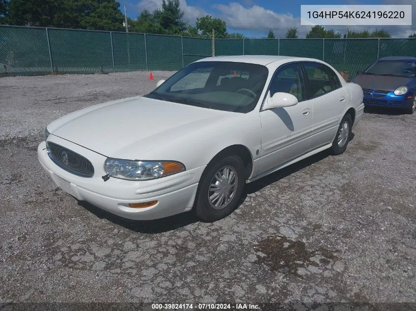 2002 Buick Lesabre Custom VIN: 1G4HP54K624196220 Lot: 39824174